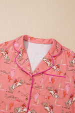 Load image into Gallery viewer, Blossom Cowgirl Country Print Pajamas Set - Fashion Queen