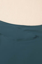 Load image into Gallery viewer, Pink Solid Pocketed Crossover High Waist Swim Skort - Fashion Queen