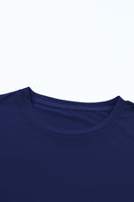 Load image into Gallery viewer, White Casual Plain Crew Neck Tee
