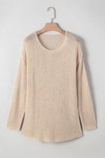 Load image into Gallery viewer, Coral Crochet Hollow-out Jumper Top Sweater - Fashion Queen -  21
