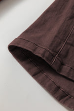 Load image into Gallery viewer, Coffee Loose Straight High Waist Solid Color Jeans
