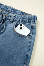Load image into Gallery viewer, Dusk Blue Medium Wash Super Wide Leg Denim Pants
