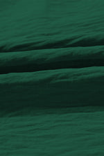 Load image into Gallery viewer, Blackish Green Flounce Sleeve Pleated Textured Blouse
