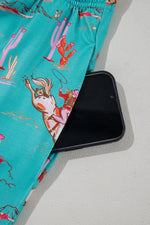 Load image into Gallery viewer, Blossom Cowgirl Country Print Pajamas Set

