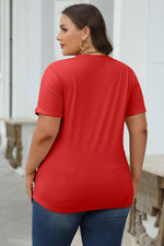 Load image into Gallery viewer, White Casual Plain Crew Neck Tee
