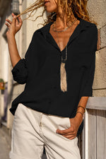 Load image into Gallery viewer, White Pure Color Patch Pocket Shirt - Fashion Queen -  3
