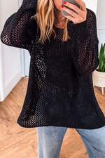 Load image into Gallery viewer, Coral Crochet Hollow-out Jumper Top Sweater - Fashion Queen -  8
