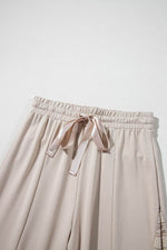 Load image into Gallery viewer, Black Boho Lace Patchwork Wide Leg High Waist Pants - Fashion Queen
