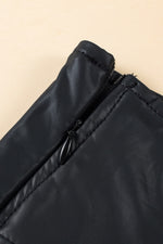 Load image into Gallery viewer, Black Faux Leather Skinny Leggings
