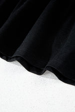Load image into Gallery viewer, Black Wide Waistband Ruched Skort
