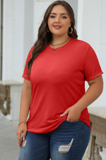 Load image into Gallery viewer, White Casual Plain Crew Neck Tee

