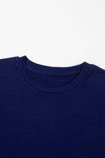 Load image into Gallery viewer, White Casual Plain Crew Neck Tee
