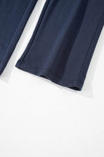 Load image into Gallery viewer, Light Grey Solid Color Fleece Lined Drawstring Waist Casual Pants - Fashion Queen
