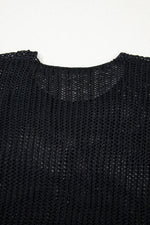 Load image into Gallery viewer, Coral Crochet Hollow-out Jumper Top Sweater
