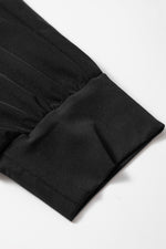 Load image into Gallery viewer, Black Elastic High Waist Pocketed Cargo Jogger Pants
