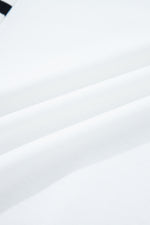 Load image into Gallery viewer, White Stripe Colorblock Patchwork Contrast Stitching Oversize Sweatshirt
