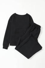 Load image into Gallery viewer, White Ultra Loose Textured 2pcs Slouchy Outfit - Fashion Queen
