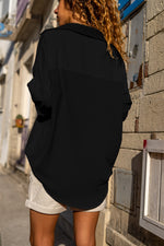 Load image into Gallery viewer, White Pure Color Patch Pocket Shirt - Fashion Queen -  4
