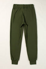 Load image into Gallery viewer, Gray Drawstring Waist Pocketed Joggers - Fashion Queen
