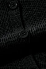 Load image into Gallery viewer, White Lightweight Ribbed Knit Button Front V Neck Cardigan
