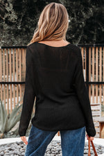 Load image into Gallery viewer, Coral Crochet Hollow-out Jumper Top Sweater
