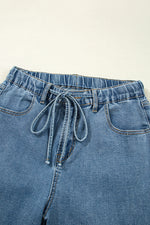 Load image into Gallery viewer, Dusk Blue Medium Wash Super Wide Leg Denim Pants
