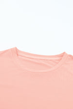 Load image into Gallery viewer, White Casual Plain Crew Neck Tee

