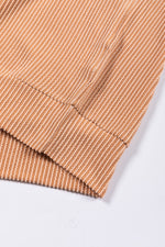 Load image into Gallery viewer, Multicolor Color Block Long Sleeve Ribbed Loose Top
