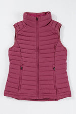 Load image into Gallery viewer, Silvery Plush Collared Quilted Zipped Puffer Vest - Fashion Queen
