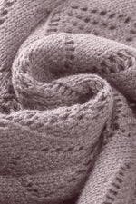 Load image into Gallery viewer, Purple Hollow-out Openwork Knit Cardigan - Fashion Queen -  9
