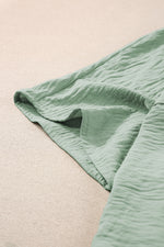 Load image into Gallery viewer, Spinach Green Half Button Collared Loose Romper
