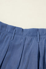 Load image into Gallery viewer, Wild Wind Belted Frilly Waist Wide Leg Loose Pants
