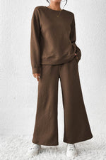 Load image into Gallery viewer, White Ultra Loose Textured 2pcs Slouchy Outfit - Fashion Queen
