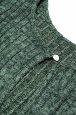 Load image into Gallery viewer, Mist Green Ribbed Keyhole Short Sleeve Wide Leg Jumpsuit - Fashion Queen -  8
