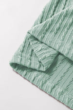 Load image into Gallery viewer, Sleet Solid Color Textured Flutter Sleeve Top - Fashion Queen

