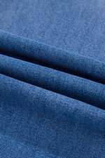 Load image into Gallery viewer, Sky Blue Cropped High Rise Wide Leg Jeans
