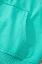 Load image into Gallery viewer, Valerian Quarter Zip Stand Neck Kangaroo Pocket Sweatshirt - Fashion Queen
