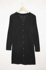 Load image into Gallery viewer, White Solid Color Open-Front Buttons Cardigan - Fashion Queen
