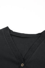 Load image into Gallery viewer, White Solid Color Open-Front Buttons Cardigan - Fashion Queen
