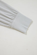 Load image into Gallery viewer, Gray 3 Pcs Crop Tank Top Shorts with Cardigan Lounge Set
