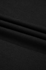 Load image into Gallery viewer, Black Shirred Shoulder Frilled Cuffs Long Sleeve Top
