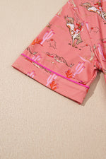 Load image into Gallery viewer, Blossom Cowgirl Country Print Pajamas Set
