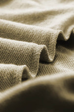 Load image into Gallery viewer, Beige Plain Crew Neck Pullover Sweatshirt - Fashion Queen
