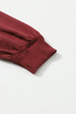 Load image into Gallery viewer, Khaki Exposed Seam Twist Open Back Oversized Sweatshirt
