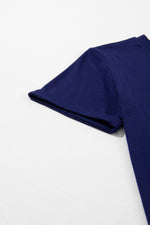 Load image into Gallery viewer, White Casual Plain Crew Neck Tee
