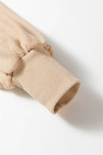 Load image into Gallery viewer, Light Grey Solid Kangaroo Pocket Half Zipper Oversized Hoodie - Fashion Queen
