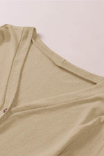 Load image into Gallery viewer, White Solid Color Open-Front Buttons Cardigan - Fashion Queen
