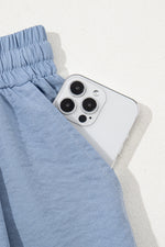 Load image into Gallery viewer, Myosotis Drawstring Elastic Waistband Pleated Loose Pants
