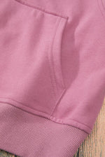 Load image into Gallery viewer, Valerian Quarter Zip Stand Neck Kangaroo Pocket Sweatshirt - Fashion Queen
