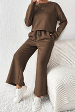 Load image into Gallery viewer, White Ultra Loose Textured 2pcs Slouchy Outfit - Fashion Queen

